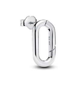 Pandora Sterling Silver Openable Link Stud Earring