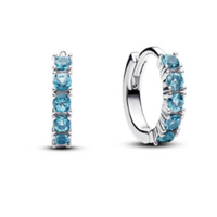 Pandora Blue Huggie Earrings