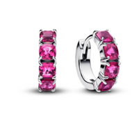 Pandora Pink Hoop Earrings