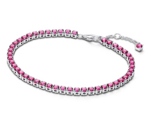 Pandora Sparkling Pink Tennis Bracelet