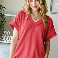 Urban Ribbed Short Sleeve Top