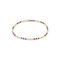 enewton Hope Joy Pattern 2mm Bead Bracelet - Fuchsia