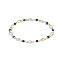 enewton Pearl Sincerity Pattern 4mm Bead Bracelet - Lapis