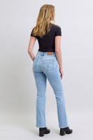 Judy Blue Light Mid Rise Thermal Bootcut Jeans
