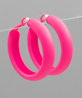 Thick Hoop Earrings
