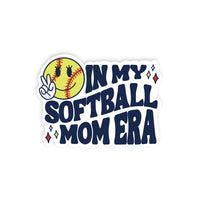 Softball Mom Era Vinyl Sticker