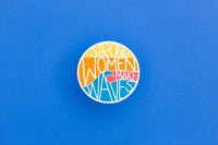 Strong Women Make Waves Vinyl Sticker
