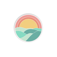 Sun & Waves Vinyl Sticker