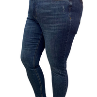 HW Tummy Control Dark Wash Skinny Jeans