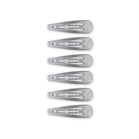 Teleties Silver  Snap Clip (6 count)
