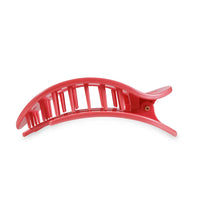 Teleties Calming Coral Flat Round Hair Clip
