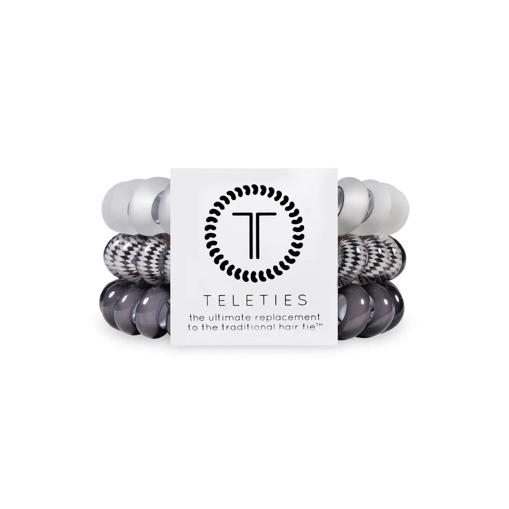 Teleties Silver Flame Hair Coils