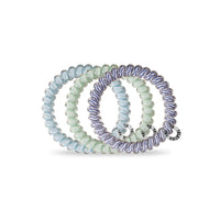 Teleties Totally Turquoise Spiral Hair Coils
