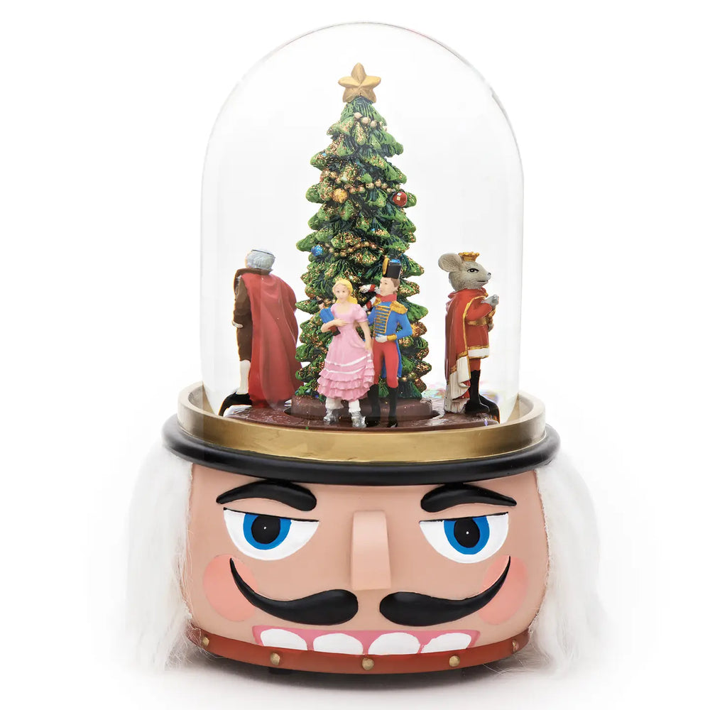 Music Rotating Nutcracker Scene Glitterdome
