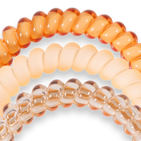 Teleties Peach Fuzz Hair Coils
