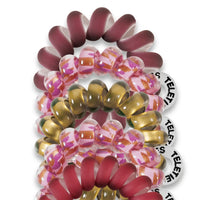 Teleties Burgundy Bliss Tiny Hair Coils