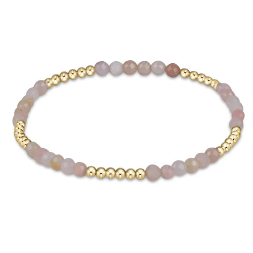 enewton Blissful Pattern 2.5mm Bead Bracelet - Pink Opal
