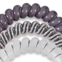 Teleties Silver Flame Hair Coils
