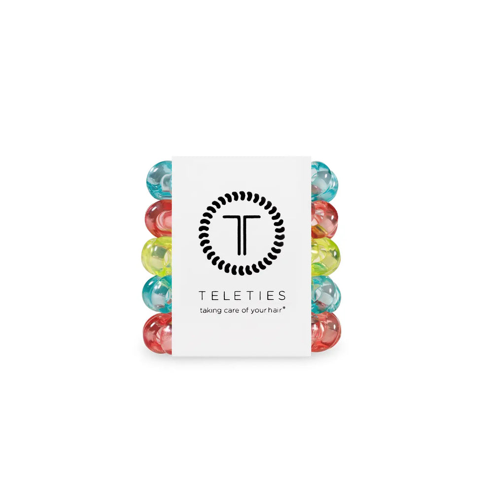 Teleties Summer Brights Tiny Spiral Hair Coils