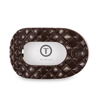 Teleties Truly Taupe Quilted Flat Round Hair Clip
