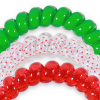 Teleties Secret Santa Spiral Hair Coils