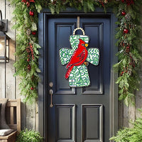 Cardinal Cross Door Hanger