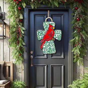 Cardinal Cross Door Hanger