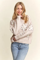 Blossom Touch Tinsel Sweater
