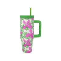 Lilly Pulitzer Stainless Steel 40 oz. Tumbler, Sunset Shadows Home
