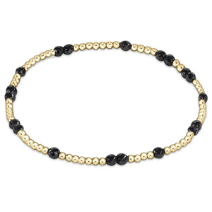 enewton Hope Unwritten Gemstone 2mm Bead Bracelet in Faceted Hematite
