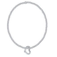 enewton Classic Love Charm Silver Bracelet 2mm