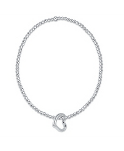 enewton Classic Love Charm Silver Bracelet 2mm