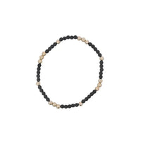 enewton Worthy Pattern 2mm Bead Bracelet in Faceted Hematite