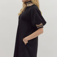 Front Zipper Mini Dress