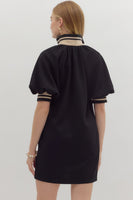 Front Zipper Mini Dress
