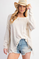 Long Sleeve Knit Pullover
