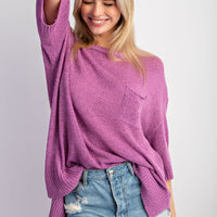 Short Sleeve Knit Sweater