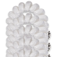 Teleties Coconut White Tiny Spiral Hair Coils
