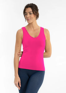 Built-in Bra Reversible Tank Top