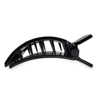 Teleties Jet Black Flat Square Clip