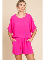 Loungewear U Neck Top
