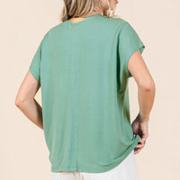 Short Sleeve Dolman Top