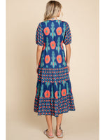 Daphne Short Sleeve Midi Dress
