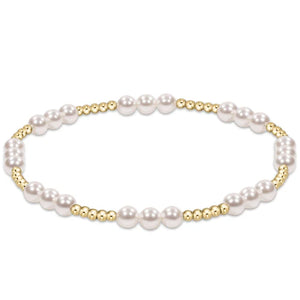 enewton Hope Unwritten 5mm Bead Bracelet - Pearl
