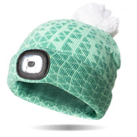 Kids Patterned Night Scope LED Beanie
