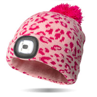 Kids Patterned Night Scope LED Beanie
