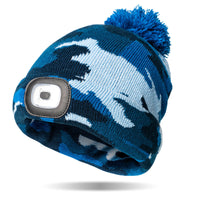 Kids Patterned Night Scope LED Beanie
