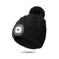 Night Scope Adult Knit Pom Night Scope LED Beanie

