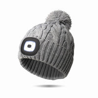 Night Scope Adult Knit Pom Night Scope LED Beanie
