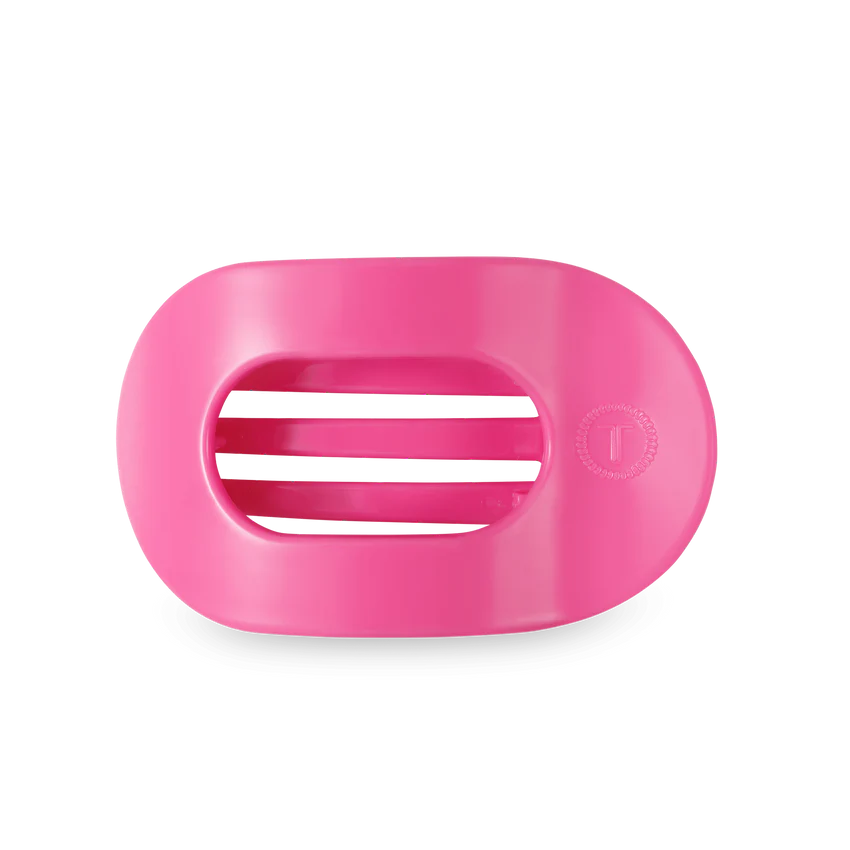 Teleties Pink Paradise Flat Round Hair Clip